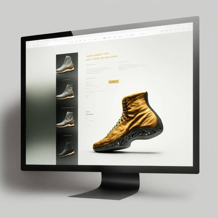 Site web professionnel de vente de chaussure